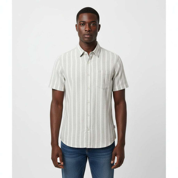 Blue Mens Casual Shirt Nawao.com