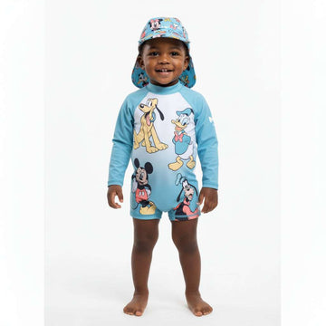 Blue Mickey   Friends Swimwear Cap Nawao.com