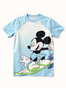 Blue Mickey Mouse Rash Guard T Shirt Nawao.com