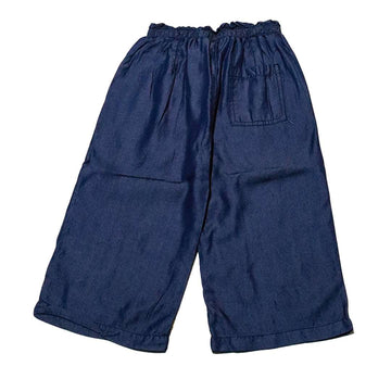 Blue Midwash Culottes Trouser Nawao.com