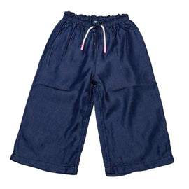 Blue Midwash Culottes Trouser Nawao.com