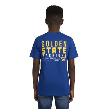 Blue Over Size Golden State Warriors T Shirt Blue Nawao.com
