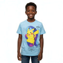 Blue Oversize Pikachu Tee Blue Nawao.com