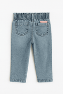 Blue Paperbag Waist Band Jeans Blue Nawao.com