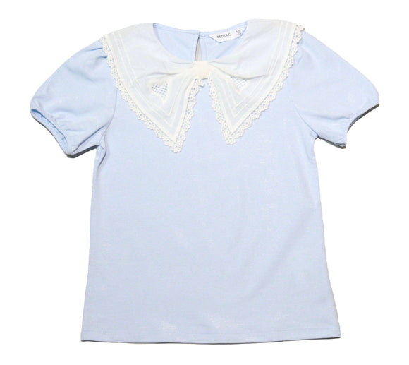 Blue Peterpan Collar Pale Nawao.com