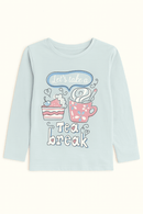 Blue Placement Print L S Pj Sets Blue Nawao.com