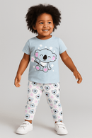 Blue Placement Print S S Pj Sets Blue Nawao.com