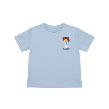 Blue Placement Tshirt Blue Nawao.com