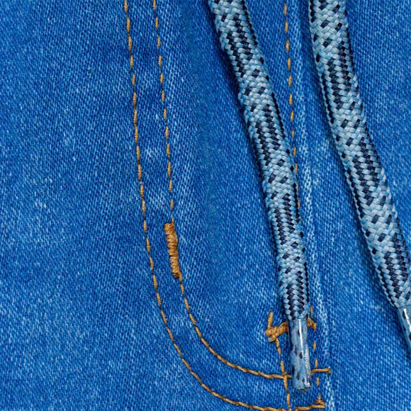 Blue Pull On Jeans Blue Nawao.com