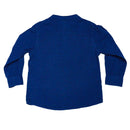 BLUE  SEERSUCKER LS SHIRTS Nawao.com