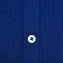 BLUE  SEERSUCKER LS SHIRTS Nawao.com