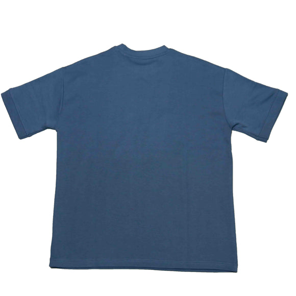Blue Short Sleeve Oversize Tshirt Nawao.com