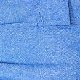 Blue Side Pockets Paperbag Jeans Nawao.com