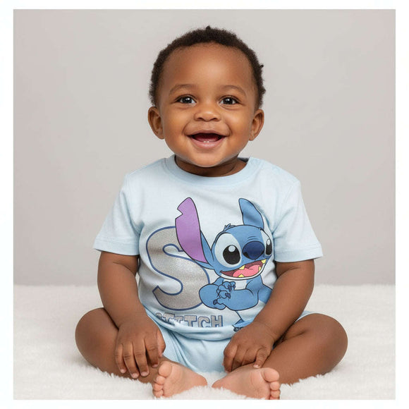 Blue Stitch Disney Tshirt Blue Nawao.com