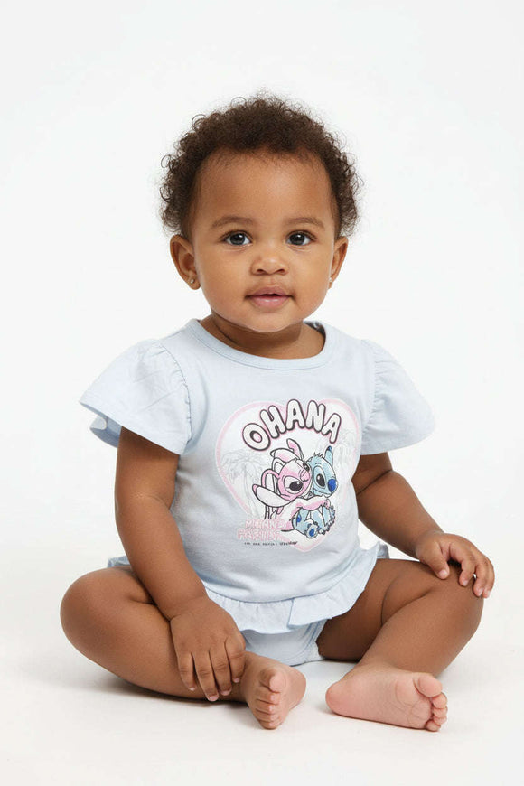 Blue Stitch T Shirt Blue Nawao.com