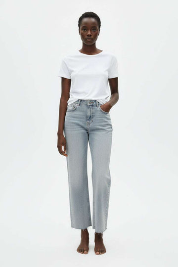 Blue Straight Fit Jeans Nawao.com