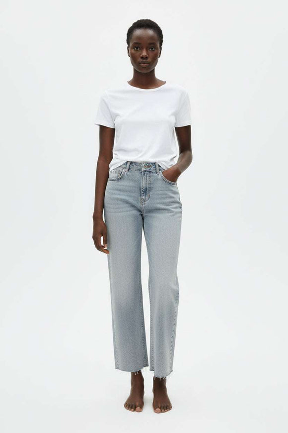 Blue Straight Fit Jeans Nawao.com