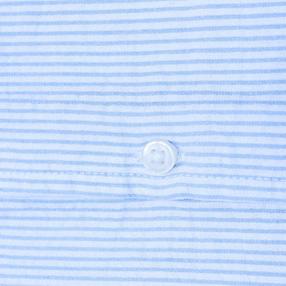 Blue Stripe Seersucker Resort Short Slv Shirt Nawao.com