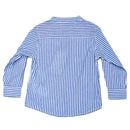 BLUE STRIPED  2 IN 1 SHIRTS Nawao.com