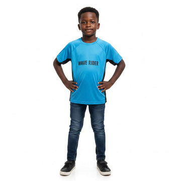 Blue Swimwear T Shirt Blue Nawao.com
