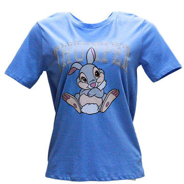 Blue Thumper Printed T Shirt Pale Blue Nawao.com