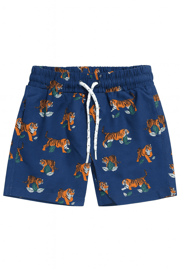 Blue Tiger Aop Swim Shorts Nawao.com