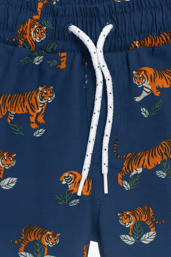 Blue Tiger Aop Swim Shorts Nawao.com