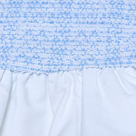 BLUE TWEED TWOFER TOP PALE BLUE 8 9 YEARS Nawao.com
