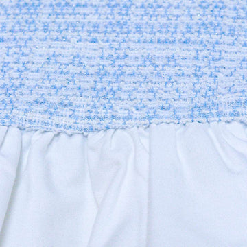 BLUE TWEED TWOFER TOP PALE BLUE 8 9 YEARS Nawao.com