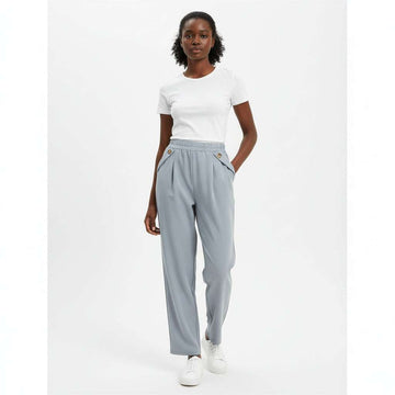 Blue Twill Pants Nawao.com