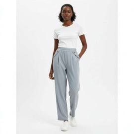 Blue Twill Pants Nawao.com