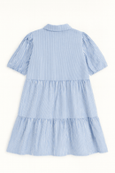 Blue White Stripes Dress Assorted Nawao.com