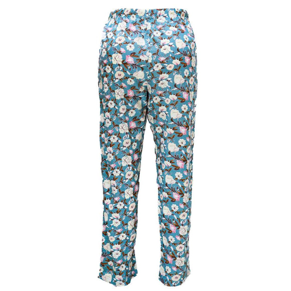 Blue Woven Pajama Bottom Nawao.com