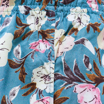 Blue Woven Pajama Bottom Nawao.com