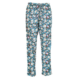 Blue Woven Pajama Bottom Nawao.com