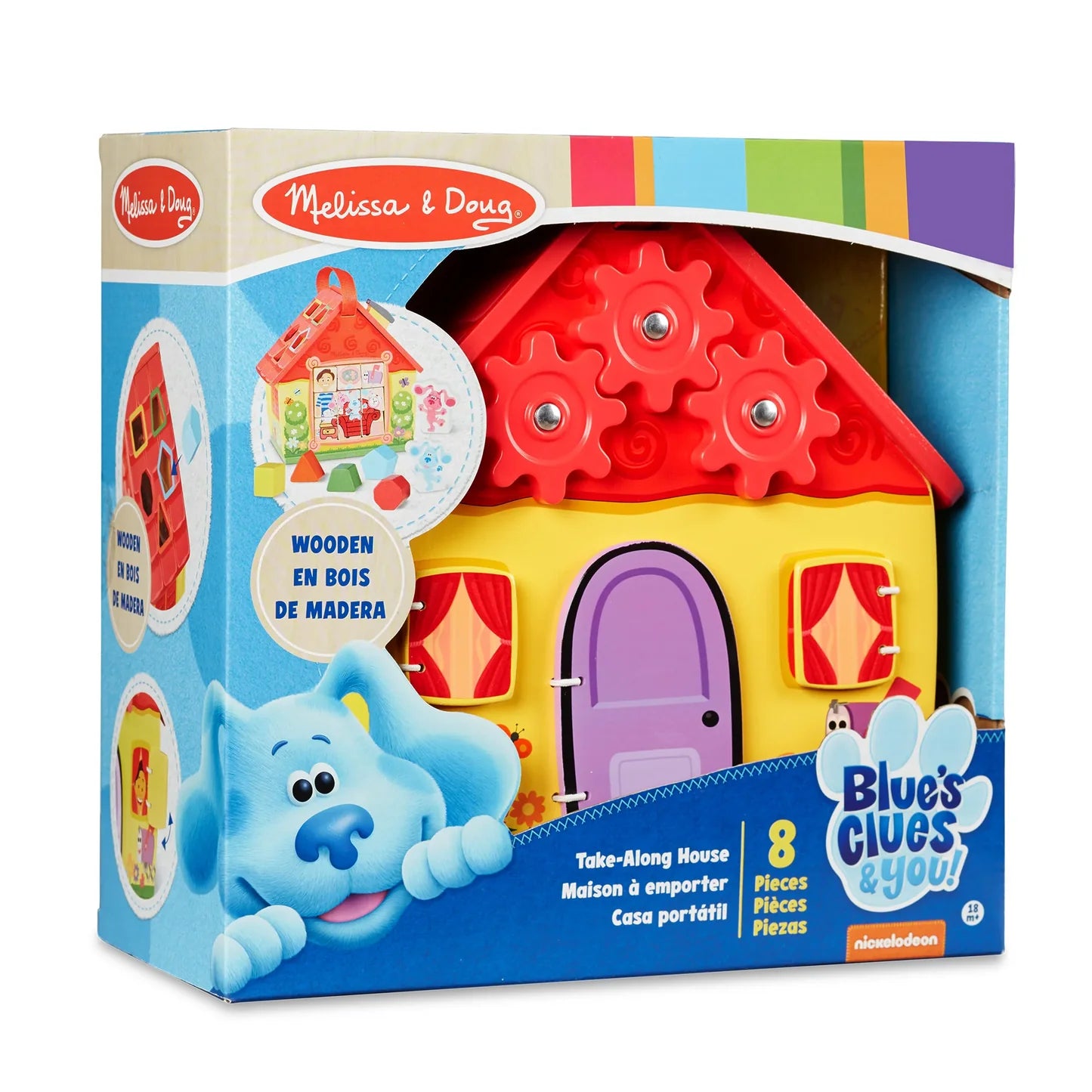 Blue S Clues You Wooden Take Along House