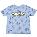 Boys Grey Aop Mickey Nightsuit Mid Grey Nawao.com