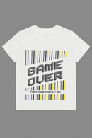 Boys Junior 2 Pcs Grey Shirt With T Shirt Nawao.com