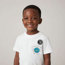 Boys Junior Beige Short Sleeve Tshirt With Frint And Back Print  Beige Nawao.com