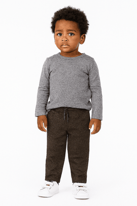 Boys Junior Brown Coordinate Pant Nawao.com