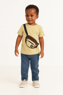 Boys Junior Brown T Shirt With Bag Nawao.com