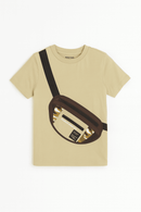 Boys Junior Brown T Shirt With Bag Nawao.com