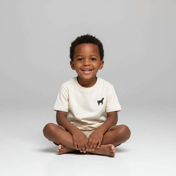 Boys Junior Ivory Loose Fit T Shirt Ivory Nawao.com