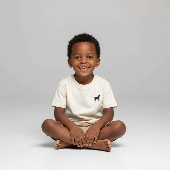 Boys Junior Ivory Loose Fit T Shirt Ivory Nawao.com