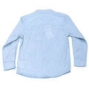 Boys Junior L S Roll Up Mandarin Shirt Nawao.com