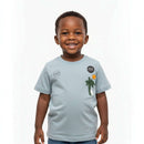 Boys Junior Lt Blue Acid Wash T Shirt Blue Nawao.com