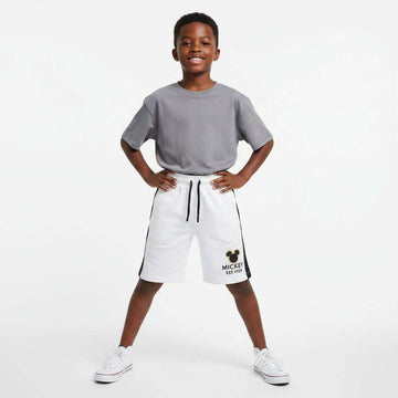 Boys Junior White Mickey Mouse Shorts  White Nawao.com