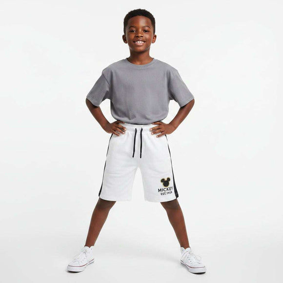 Boys Junior White Mickey Mouse Shorts  White Nawao.com