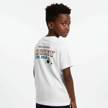 Boys Junior White Mickey Tshirt White Nawao.com
