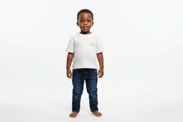 Boys Junior White Ottoman Jaquardt Shirt White Nawao.com